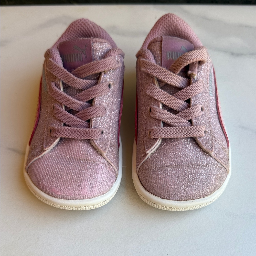 Puma Toddler Glitter Sneakers - Light Pink